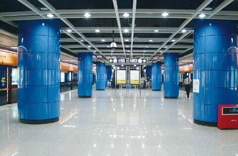Фото станции метрополитена в Гуанчжоу