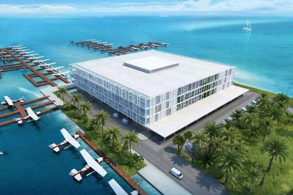Аэропорт для гидросамолетов на Мальдивах