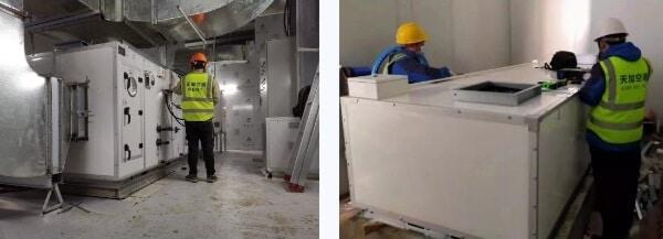 Вентиляционные установки TICA в госпитале Лэйшэньшань